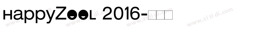 happyZool 2016字体转换